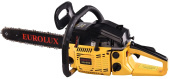 Бензопила Eurolux GS-4516 2.3кВт, 45см³, шина-40см, 57зв, 3/8”, 1.3мм, 5.8кг, АИ92-40:1 70/6/7