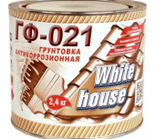 Грунтовка White House ГФ-021  красно-коричневая 2,4 кг