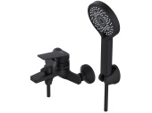 Смеситель AV Engineering для ванны AVWIN3-BL165-130 Lt D35 серия WIN черный