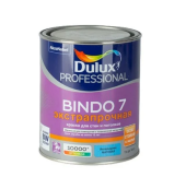 Краска Dulux Bindo 7 для стен и потолков матовая BW 1л