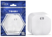Выключатель TOKOV Frea 2кл О/У, 10А, IP20 с индикацией, белый TKE-FR-V2I-C01 