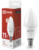 Лампа Светодиодная LED-СВЕЧА-VC 11Вт 230В Е14 4000К 1050Лм IN HOME 4690612020471 
