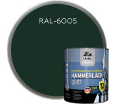 Эмаль на ржавчину Dufa Premium Hammerlack 3-в-1 гладкая RAL 6005 зеленая 0,75л----------------------