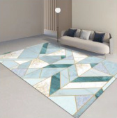 Коврик HOMEMAT 60 см Паркет Зеленый 