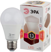 Лампа светодиодная груша 13W ЭРА LED A60-13W-827-E27 тёплый свет  Б0020536 