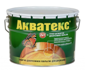Антисептик для дерева Акватекс 9 л. Тик