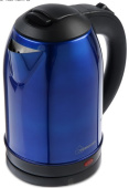 Чайник электрический Homestar HS-1009, 1500Вт 1.8л, металл, синий 