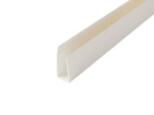 Профиль Грейс для панелей ПВХ П-образный конечный стартовый белый 3мх4мм Профиль Грейс для панелей ПВХ П-образный конечный стартовый белый 3мх4мм