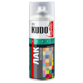 Лак аэрозольный Kudo 520мл акриловый матовый  KU-9004