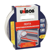 Лента противоскользящая  25ммх5м прозрачная Unibob арт 54804