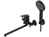 Смеситель AV Engineering для ванны AVWIN7-BL165-122 Lt D35 серия WIN черный