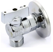 Кран шаровый для стиральной машины Bugatti 1/2-1/2" угловой  