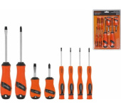 Набор отверток Startul Master 8шт SL6х100,5х75,6х38,3х50,2х50 PH2х100,2х38,0х50,000х50 ST3056-8