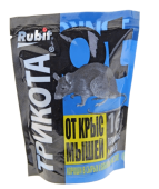 Средство от крыс и мышей "Трикота" парафиновый брикет 160г. "RUBIT" 49377