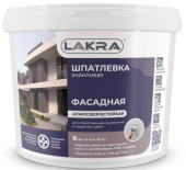 Шпатлевка Лакра акриловая Фасадная 9 кг 9593093