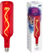 Лампа светодиодная "Uniel" LED-SF21-5W GLS77RD RED "SOHO", красная UL-00007626 