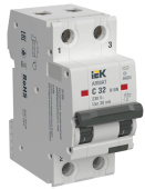 Автоматический выключатель дифф. тока IEK ARMAT 2П 32А 30мА АВДТ B10N тип AC 10кА AR-B10N-2-C032C030 