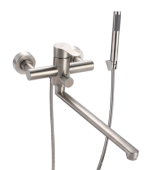 Смеситель РМС для ванны  SUS124-006EP  D35 Длинный излив Нержавеющая сталь