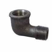 Угольник 1/2" (15мм) г/ш  черный 