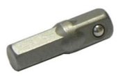Адаптер для торцевых головок WURZ 1/4" 25мм, сталь CrV 1425, 1-й этаж