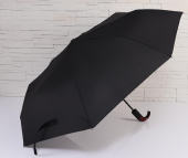 Зонт полуавтоматический, R=47см, цвет чёрный 5572914