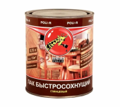 Лак Poli-R быстросохнущий  шелковистоматовый 0,75л 13908