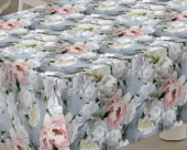 Клеенка Оксфорд 137 см 1497-1 цветы 