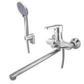 Смеситель Maxonor MN2275 PURE LIFE для ванны хром латунь, длина излива 30см - - - Акция
