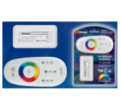 Контроллер RGB ULC-G10 12-24B с пультом ДУ 2.4ГГц. Uniel белый 11104 