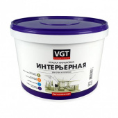 Краска VGT ВД-АК-2180 интерьерная белоснежная 15 кг Акриловая База А