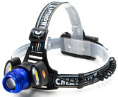 Фонарь налобный "Сибирский Следопыт-Лайт" 1LED, аккум, zoom, PF-PFL-HL36 