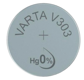 Батарейка часовая Varta 303, SR44SW Silver Oxide 1.55V 