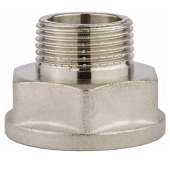 Переходник латунный 1/2"гайка х3/8"штуцер (15х10мм)