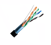 Провод ГТР-5Е FTP компьютерный, экранированный 4х2х0,52 медь Rexant 01-0143 