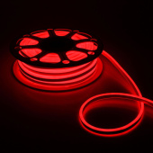 Неон ПВХ "LEDS POWER" СТАНДАРТ 8*16 9Вт/м 12В в блистере (5м) красный LP-N-816-2835R 
