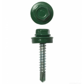 Саморез кровельный 5,5х19мм RAL6005 зелёный (1кг- 230шт±2)