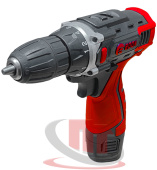 Дрель аккумуляторная Edon CF-1201N 12В, 2х1.3Ач, 23Нм, +кейс с набором инструментов 22836