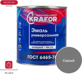 Эмаль Krafor ПФ-115 2,7кг Серая 26 060