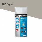 Затирка Церезит CE 33 Comfort №07 серая 2кг