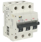 Автоматический выключатель ИЭК Armat 3п С 25А M06N 6кА IEK AR-M06N-3-C025 