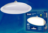 Лампа светодиодная Uniel LED-U270, Форма "UFO" 60Вт, Е27, 3000К, UL-00004576 
