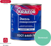 Эмаль Krafor ПФ-115 2,7кг Зелёная 26 015