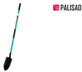 Лопата штыковая, 210х295х1490 мм, фибергласовый черенок, ПВХ накладка, LUXE// Palisad 61312