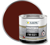 Грунтовка ГФ-021 Быстросохнущая Лакра  1,8кг Красно-коричневый
