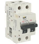 Автоматический выключатель ИЭК Armat 2п С 16А M06N 6кА IEK AR-M06N-2-C016 