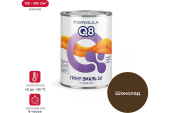 Грунт-эмаль по ржавчине Formula Q8 0,9кг шоколадная 222588