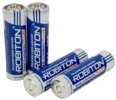 Батарейка Robiton PLUS R-R06-SR4 LR063 AA солевая, 13121 (цена за 1шт) 