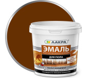 Эмаль Лакра акриловая для пола жёлто-коричневая 0,9кг 0008099