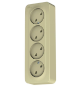Розетка "SchE" Blanca О/У 4м б/з 16А IP20 бежевая BLNRA000417 