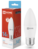 Лампа Светодиодная LED-СВЕЧА-VC 14Вт 230В Е27 6500К 1330Лм IN HOME 4690612047751 